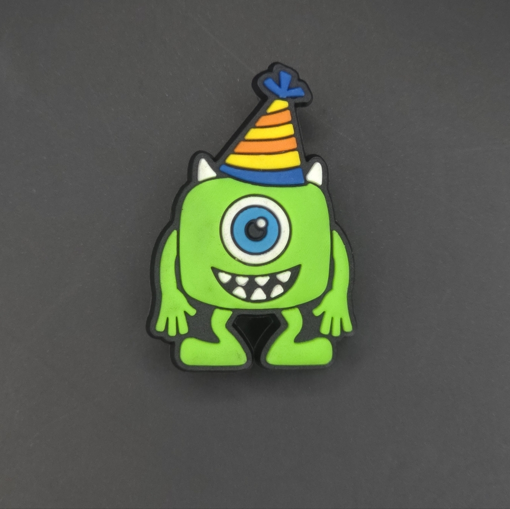 (5/$15) Disney Mike Wazowski Croc Charm - Picture 1 of 2
